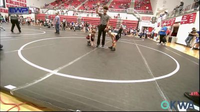 55 lbs Round Of 16 - Wyatt Gantz, Maize Wrestling Club vs Easton Klinglesmith, Perry Wrestling Academy