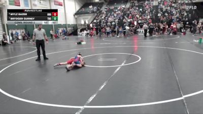 60 lbs Cons. Round 2 - Brydger Gurney, Torrington Wrestling Club vs Mylz Bazer, Nebraska Wrestling Academy