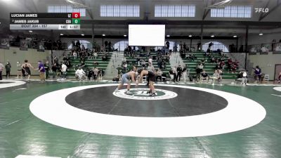 157 lbs Quarterfinal - Lucian James, Gonzaga vs James Jakub, Christian Brothers Academy
