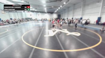 133 lbs Champ. Round 1 - John Kaszyski, Elizabethtown vs Christopher Cordero, Scranton