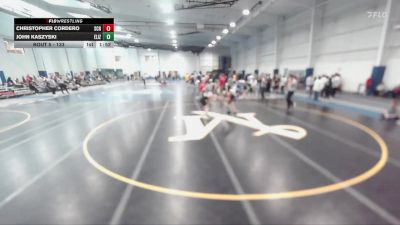 133 lbs Champ. Round 1 - John Kaszyski, Elizabethtown vs Christopher Cordero, Scranton