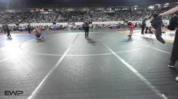 160 lbs Consi Of 32 #2 - Kellan Powers, Deer Creek Wrestling vs Miguel Bryson, Hennessey Eagles Jr High