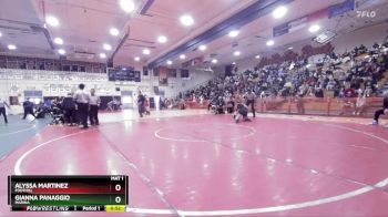 145 lbs Cons. Semi - Gianna Panaggio, Marina vs Alyssa Martinez, Foothill