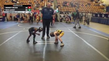47 lbs Semifinal - Bennett Nelsen, GGBA vs Nico Lackey, Donahue Wrestling Academy