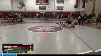 285 lbs Champ. Round 1 - Nathaniel Meza, Desert Ridge vs Colt Abott, Foothill