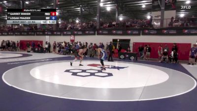 61 kg Quarters - Garret Rinken, Panther Wrestling Club RTC vs Logan Frazier, Indiana RTC