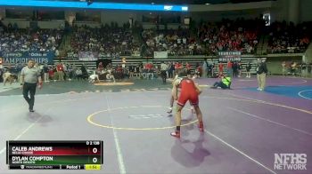 D 2 138 lbs Semifinal - Dylan Compton, North Desoto vs Caleb Andrews, Belle Chasse