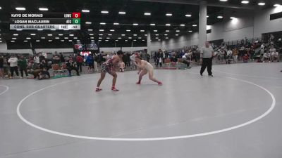 175 lbs Cons. Sub-quarters - Kayo De Morais, Level Up Wrestling Center vs Logan Maclaurin, Aniciete Training Club