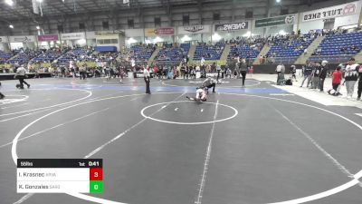 55 lbs Final - Ivan Krasnec, Arvada West vs Kash Gonzales, Sargent Farmers