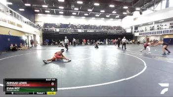 141 lbs Champ. Round 2 - Evan Roy, Victor Valley vs Ahmaad Lewis, Sacramento City College