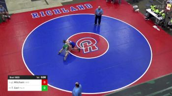 124 lbs 7th Place - Joshua Mitcham, Union City vs Trevor Carl, Palmyra