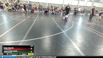 70-71 lbs Round 1 - Gretchen Davis, Mt Spokane WC vs Kaia Miller, Burbank WC