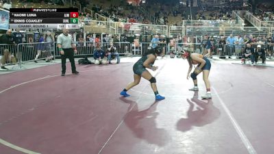 140 lbs Champ. Round 1 - Naomi Luna, Aquilla J. Morgan High School vs ENNIS COAKLEY, Sunlake
