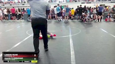 68 lbs Round 5 (6 Team) - Mason Florenzano, Charlotte Vikings vs Landon Pease, Glasgow WA