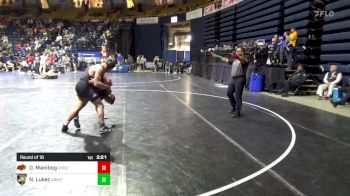 157 lbs Round Of 16 - Daniel Manibog, Oklahoma State vs Nate Lukez, Army