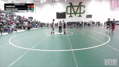 113 lbs Semifinal - Kaiden Lim, Citrus Valley vs Dayle Cailles, Valencia/Valencia