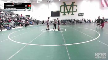 113 lbs Semifinal - Kaiden Lim, Citrus Valley vs Dayle Cailles, Valencia/Valencia