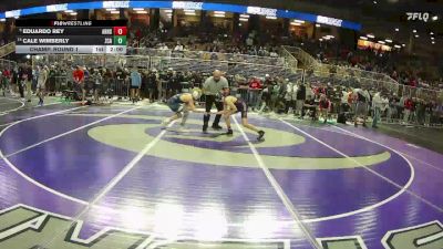 106 1A Champ. Round 1 - Eduardo Rey, Aubrey Rogers vs Cale Wimberly, Zephyrhills Christian