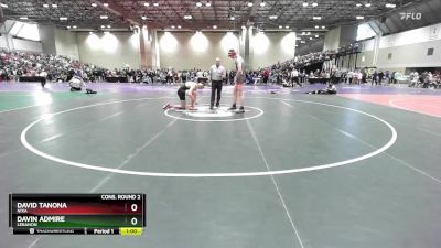 215B Cons. Round 2 - David Tanona, Nixa vs Davin Admire, Lebanon