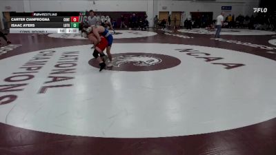 133 lbs Cons. Round 1 - Isaac Ayers, Luther vs Carter Cianfrogna, Central