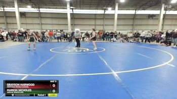 105 lbs Cons. Round 4 - Grayson Harwood, Heritage Middle School vs Marion Nicholes, Adrian Wrestling