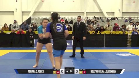 Holly Angelina Louise Kelly vs Adriana C. Ponce 2025 World IBJJF Jiu-Jitsu No-Gi Championship