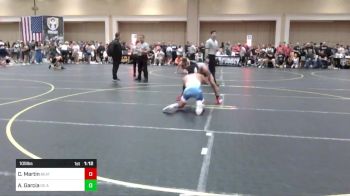 109 lbs Round Of 32 - Caine Martin, Beat The Streets LA vs Aiden Garcia, DC Academy