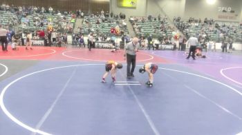 52 lbs Consi Of 8 #2 - Stetson Braun, Knightmare vs Josie Thomsen, Carson Valley Wildcats