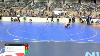 70 lbs Semifinal - Kian Green, Jefferson Wrestling Club vs Hudson Pefinis, Morris Fitness Wrestling Club