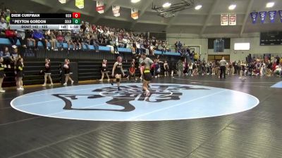 125 lbs Cons. Round 2 - Peyton Gordon, Solon vs Diem Curfman, Vinton-Shellsburg