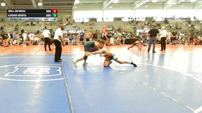 145 lbs Round Of 32 - Will McNeal, TDWC Maniacs Blue - HSB vs Logan Skuta, All American Wrestling Club - HSB