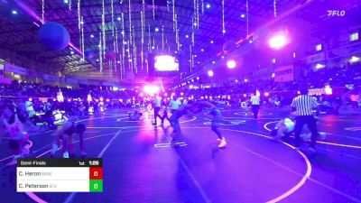 175 lbs Semifinal - Connor Heron, Basement Brawlers vs Carter Peterson, GI Grapplers