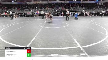 133 lbs Semifinal - Roman Clouse, Trailblazer Wrestling Club vs Jeremia Yearby, North Desoto Wrestling Academy