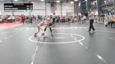 72 lbs Round 5 - 3:oopm Friday - Merrick Fraser, Maryland GOLD vs Rito Baca, Florida Elite