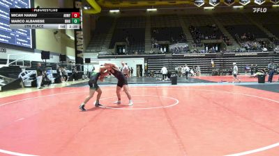 165 lbs 5th Place - Micah Hanau, Army vs Marco Albanese, Binghamton