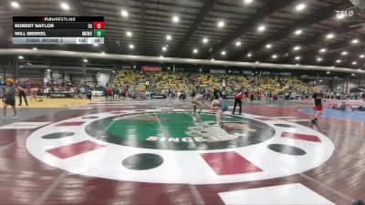 126 lbs Cons. Round 3 - Will Merkel, Miles City Wrestling Club vs Robert Naylor, Stillwater Gladiators