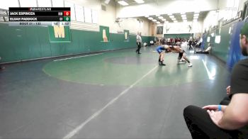 132 lbs Champ. Round 1 - Jack Espinoza, Rim Of The World vs Elijah Paddock, Green Valley