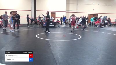 57 kg Cons 32 #1 - Braden Hahlen, Ohio vs Ivan Fenn, Arizona