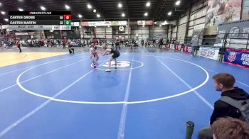 126 lbs Champ. Round 2 - Carter Grobe, Britton Hecla vs Casten Martin, Stillwater Gladiators