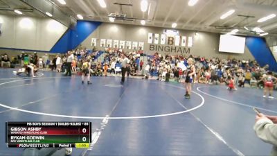85 lbs Cons. Round 2 - Rykam Godwin, Roy Wrestling Club vs Gibson Ashby, Wasatch Wrestling Club