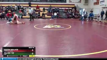145 lbs Quarterfinal - Palmer Yee, Fife vs Dustin Wallace, Franklin Pierce