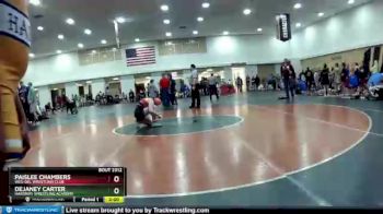 152 lbs Round 1 - Paislee Chambers, Wes-del Wrestling Club vs Dejaney Carter, HardWay Wrestling Academy