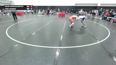 132 lbs Talon Tahdooahnippah, Oklahoma Red vs Lyric Warner, Team Michigan Red