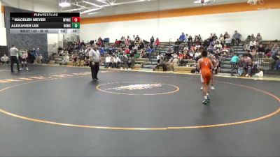 B-19 lbs 3rd Place Match - Macklen Meyer, Mount Vernon Wrestling Club vs Alexavier Lee, Big Game Wrestling Club