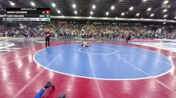 130 lbs 1st Place Match - Rafe Willson, Miles City Wrestling Club vs Isaiah Hackman, Velva Aggies
