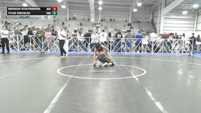120 lbs Rr Rnd 1 - Brendan Stoutenburg, Journeymen Blue - HSB vs Tyler Verceles, Funk City - HSB