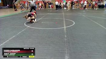 44-48 lbs Quarterfinal - Kaden Harbarger, Roughhouse / Hempfield vs Rhett Jessop, Pursuit Wrestling