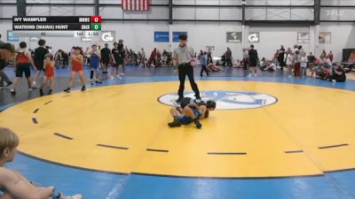 45 lbs Round 5 (6 Team) - Ivy Wampler, MIDLOTHIAN MINERS WRESTLING CLUB vs Watkins (WAWA) Hunt, GREAT NECK WRESTLING CLUB GREEN