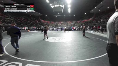 217 lbs Round Of 16 - Ross Cinfel, Clovis North vs Chad Sanchez, Clovis East