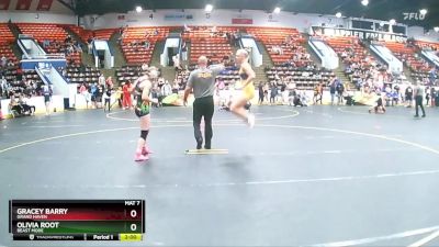 120 lbs Cons. Semi - Olivia Root, Beast Mode vs Gracey Barry, Grand Haven